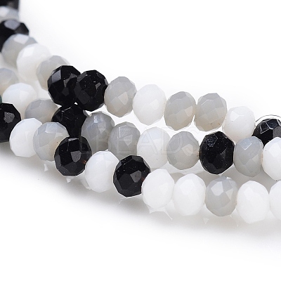 Glass Beads Strands GLAA-F106-B-15-1