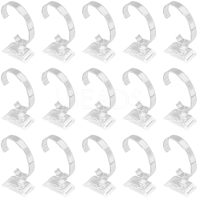 C Shaped ABS Plastic Single Bracelet Display Stands BDIS-WH20001-03A-1
