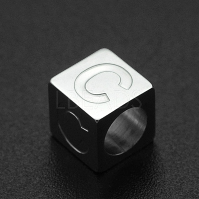 Non-Tarnish 201 Stainless Steel European Beads STAS-N090-LA062-C-1