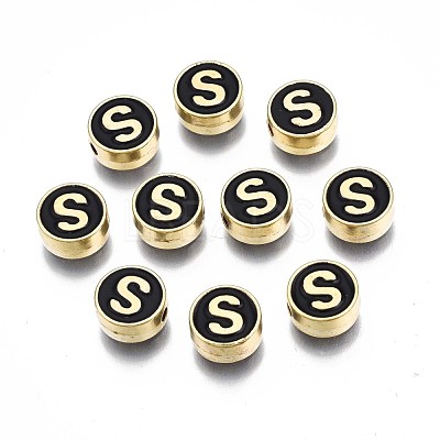 Alloy Enamel Beads ENAM-N052-006-02S-RS-1