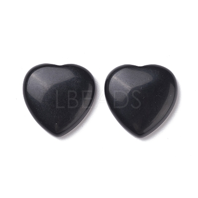 Natural Obsidian Cabochons G-P021-13-1