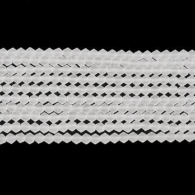 Imitate Austrian Crystal Frosted Glass Beads Strands EGLA-A039-T6mm-MD13-1