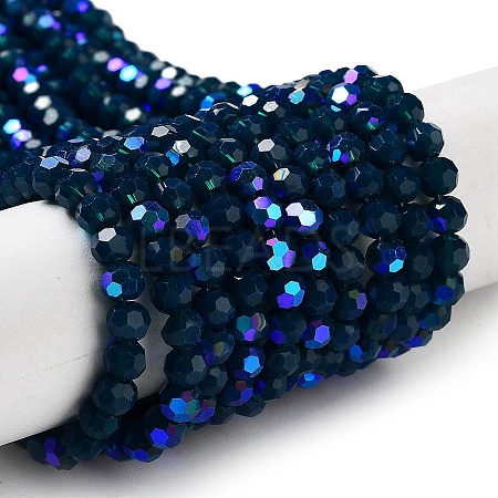 Opaque Glass Beads Strands EGLA-A035-P4mm-L19-1