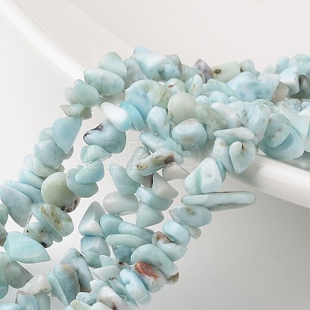Chip Natural Larimar Bead Strands G-M349-09-1
