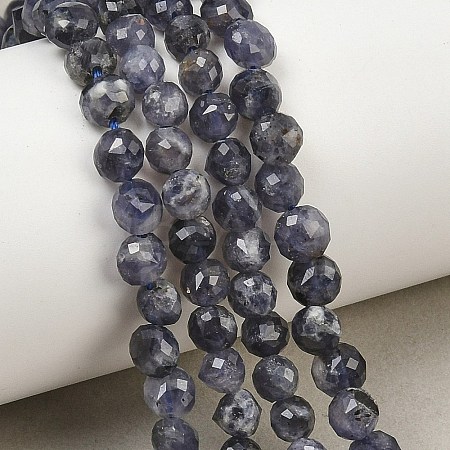 Natural Cordierite/Iolite/Dichroite Beads Strands GG-CBA9A7F-A02-1
