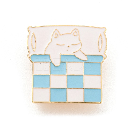 Cartoon Style Cat Enamel Pins JEWB-Q035-02A-1