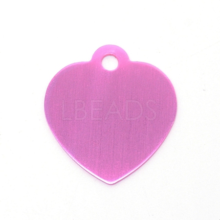 Aluminum Blank Pendants ALUM-WH0164-87G-1