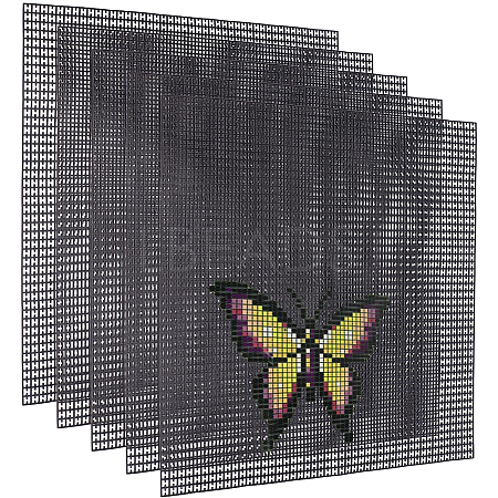 Square Plastic Pegboards used for DIY Fuse Beads LS-KY-WH0816-003-1