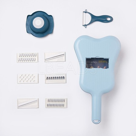 6-in-1 Multi-Function Vegetable Slicer Cutter AJEW-WH0114-24B-1