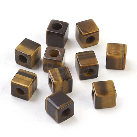 Natural Tiger Eye European Beads G-F580-B04-1