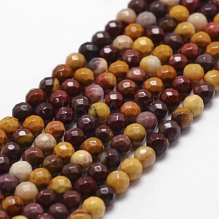 Natural Mookaite Beads Strands X-G-D840-30-4mm-1