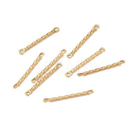 Ion Plating(IP) 304 Stainless Steel Connector Charms LS-STAS-Q323-02B-G-1