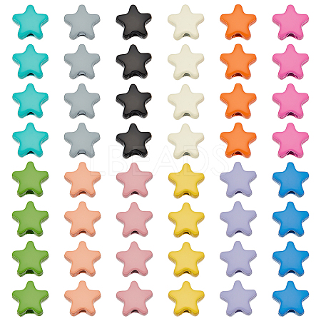 48Pcs 12 Colors Alloy Beads FIND-PH0020-03-1