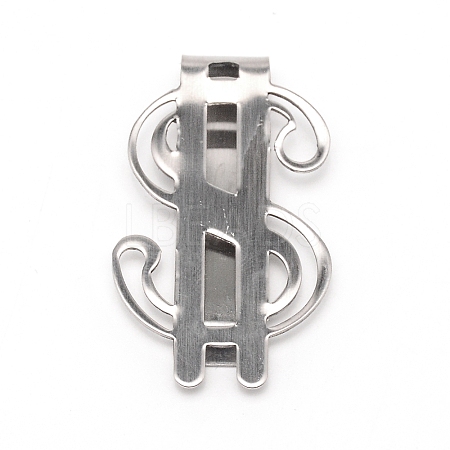 Stainless Steel Money Clips DJEW-WH0245-49-1