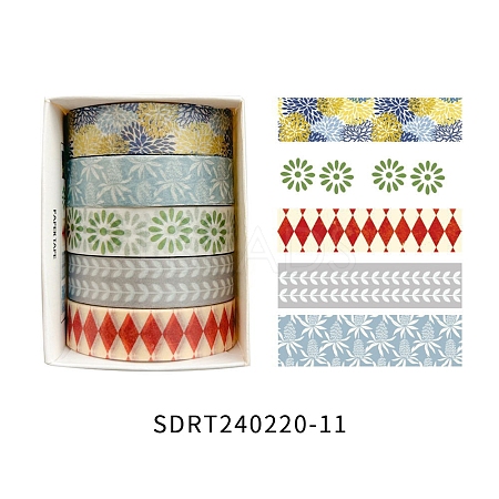 Washi Tape Cute Printed Patterns Decorative Tapes PW-WG093AB-09-1