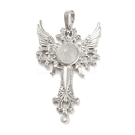 Natural Quartz Crystal Big Pendants G-G009-01P-12-1