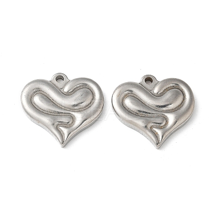 304 Stainless Steel Pendants STAS-I330-010P-1