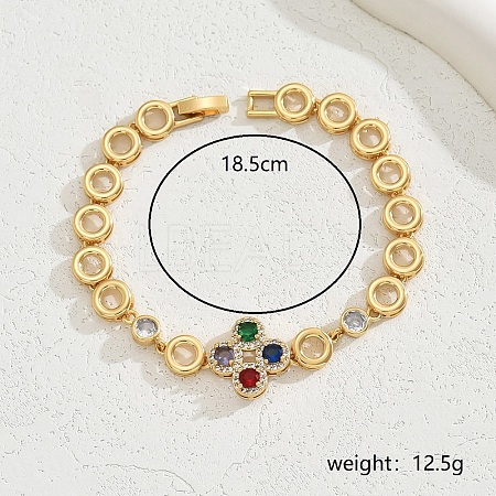 Colorful Zirconia Bracelet for Women WU0571-1