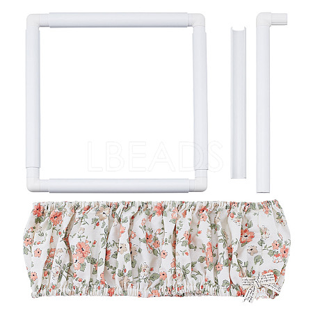 Plastic Cross Stitch Embroidery Hoops DIY-NB0014-42-1