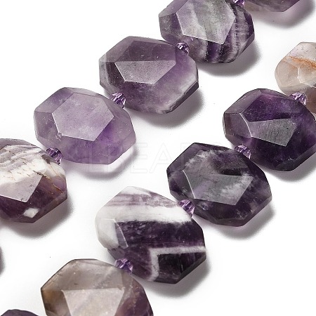 Natural Amethyst Beads Strands G-H078-B04-01-1