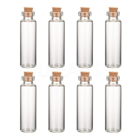 Glass Jar Glass Bottle for Bead Containers CON-E008-60x16mm-1