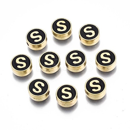 Alloy Enamel Beads ENAM-N052-006-02S-RS-1