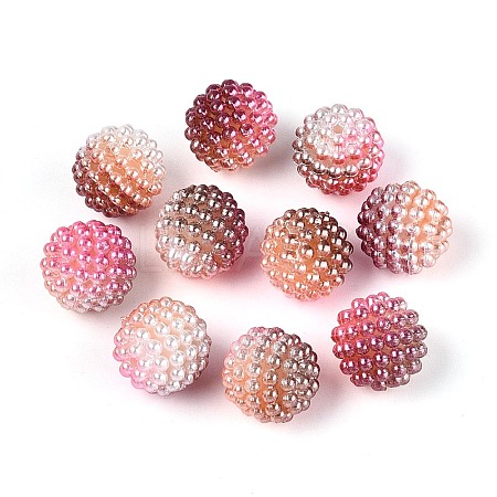 Imitation Pearl Acrylic Beads OACR-T004-15mm-19-1