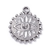 Tarnish Resistant 304 Stainless Steel Pendant Rhinestone Cabochons STAS-P288-13P-1