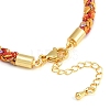 4MM Braided Nylon Cord Bracelets FIND-A057-01G-10-3