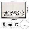 Coffee Theme Cotton and Linen Cup Mats AJEW-WH0201-019-2