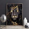 Lion Pattern DIY Diamond Painting Kit PW-WG71544-01-2