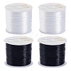 2 Rolls 2 Colors Flat Elastic Crystal String EW-SC0001-04-1