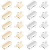 Unicraftale 24Pcs 2 Colors 304 Stainless Steel Box Clasps STAS-UN0056-34-1