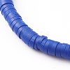 Polymer Clay Heishi Beaded Stretch Bracelets BJEW-JB06130-01-3