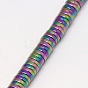Electroplate Non-magnetic Synthetic Hematite Beads Strands G-J164A-2mm-03-3