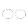Ion Plating(IP) 316L Surgical Stainless Steel Hoop Earring Findings STAS-D164-01M-2