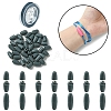 30Sets Plastic Breakaway Clasps KY-YW0001-64A-1