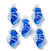 Handmade Lampwork Pendants LAMP-S068-08H-1