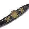 Imitation Leather Bracelet Making MAK-R024-01-3