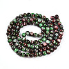 Baking Paint Glass Beads Strands X-DGLA-N003-8mm-A09-2