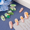 6Pcs 6 Styles DIY Flower & Animal & Heart Shape Nail Art Ornament Silicone Molds DIY-TA0004-22-9