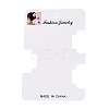 Cardboard Paper Jewelry Display Cards for Hair Clip Storage CDIS-N004-05-3