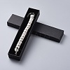 Natural Howlite Beads Bracelets BJEW-JB04604-03-5