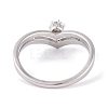 304 Stainless Steel Round Finger Ring for Women RJEW-C086-05-P-3