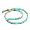 Synthetic Imperial Jasper Dyed Beads Strands G-D077-C01-08-3