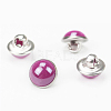 Resin Shank Buttons BUTT-WH0016-04G-16-1