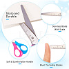 6Pcs 6 Styles Steel Scissors TOOL-TA0001-09-5