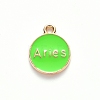 Alloy Enamel Pendants ENAM-S124-01B-06A-3
