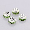 Brass Grade A Rhinestone Spacer Beads RB-A014-Z7mm-07S-1