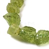 Raw Rough Natural Peridot Beads Strands G-P528-B05-01-3